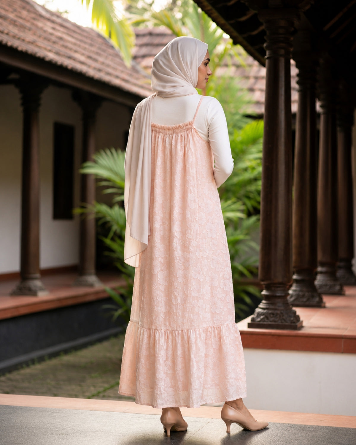 Rombar with inner Pastel Blush Pink