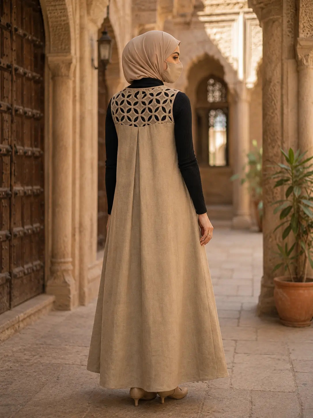 Gown+Inner Sand Nude